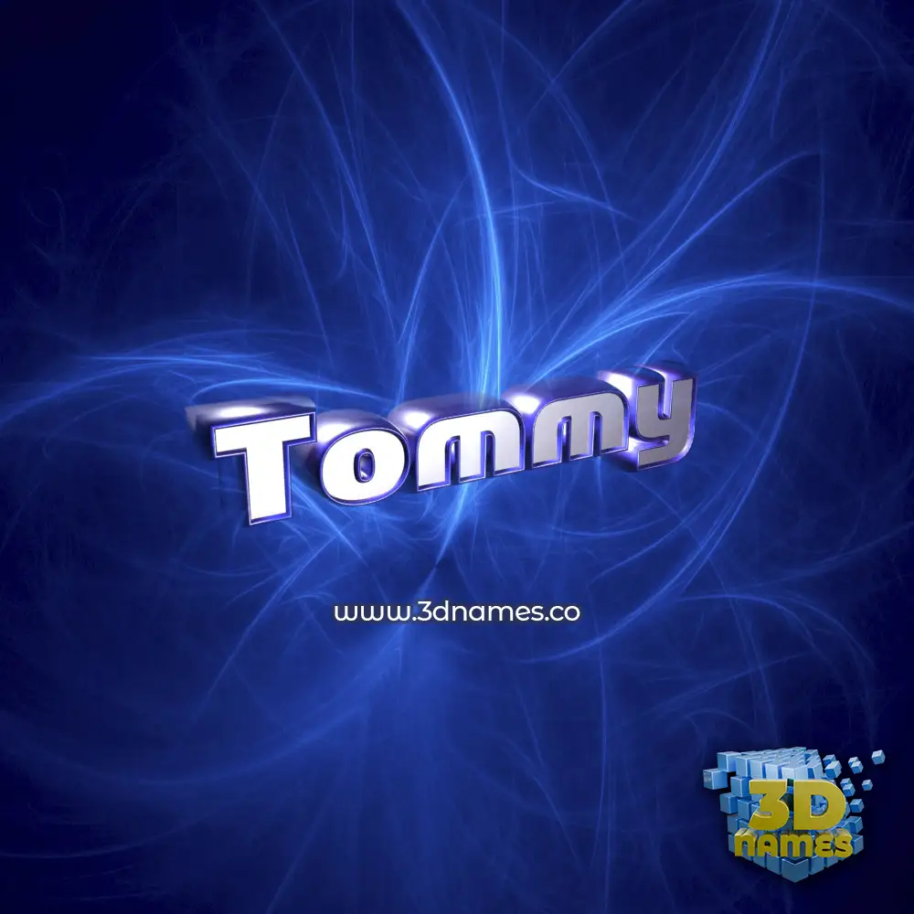 tommy in Plasma style - 3D name wallpaper