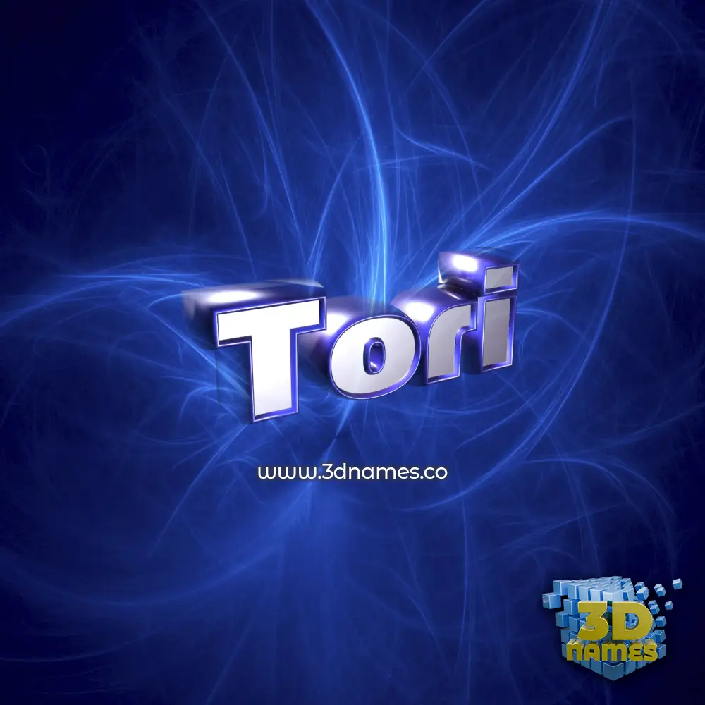 tori in Plasma style - 3D name wallpaper