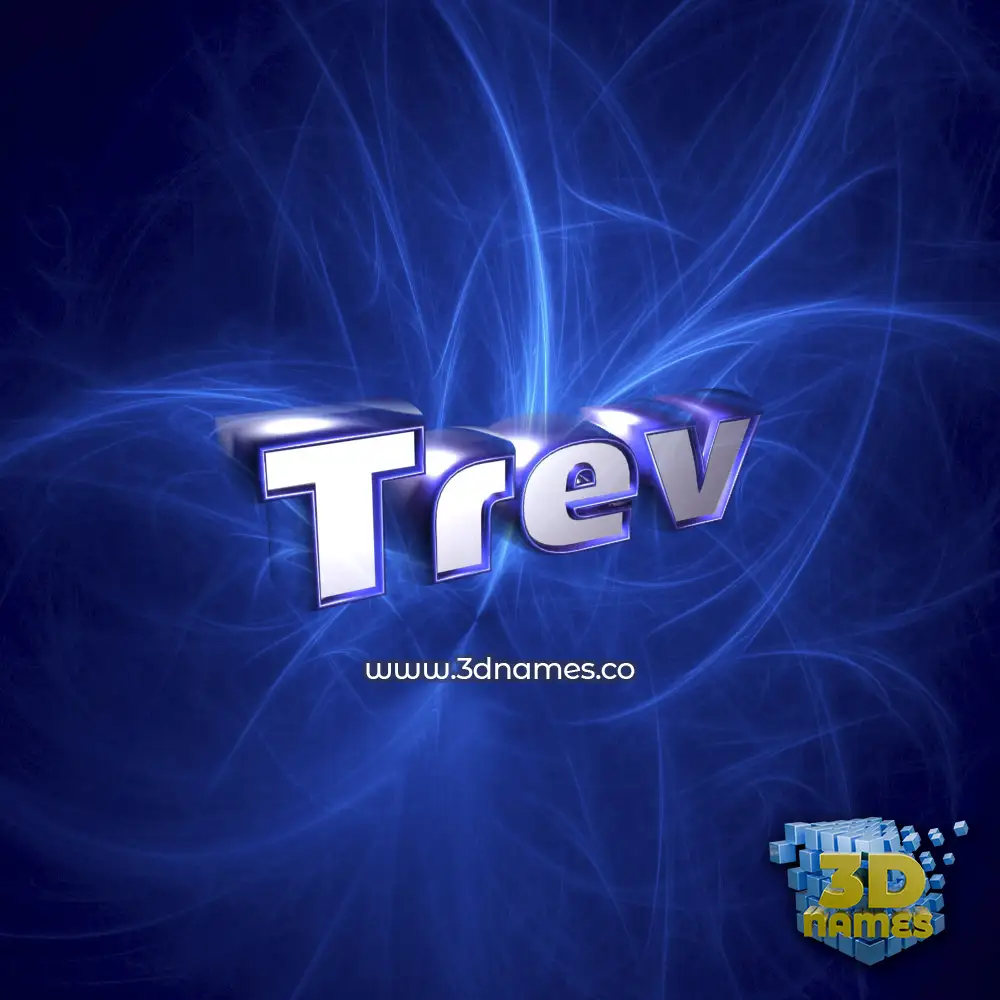 trev in Plasma style - 3D name wallpaper