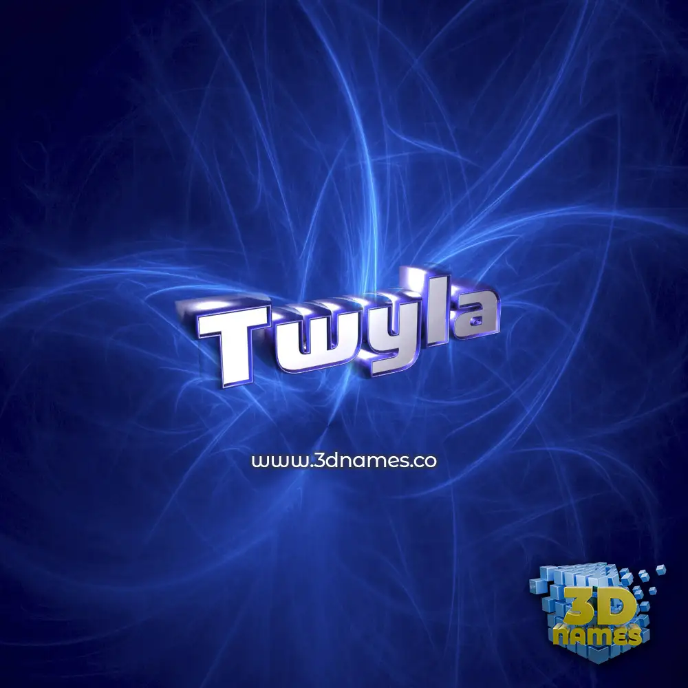 twyla in Plasma style - 3D name wallpaper