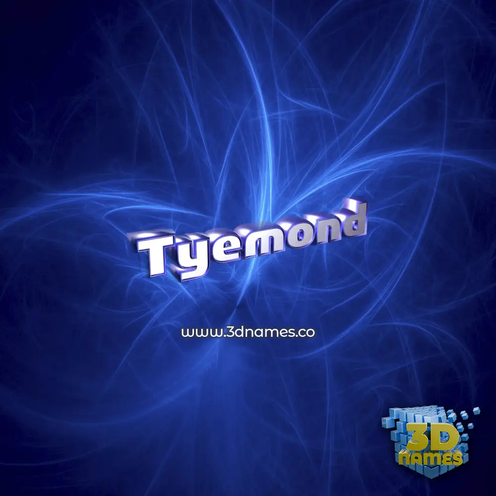 tyemond in Plasma style - 3D name wallpaper