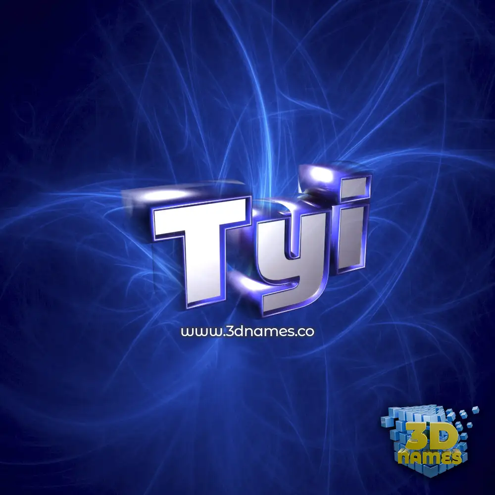 tyi in Plasma style - 3D name wallpaper