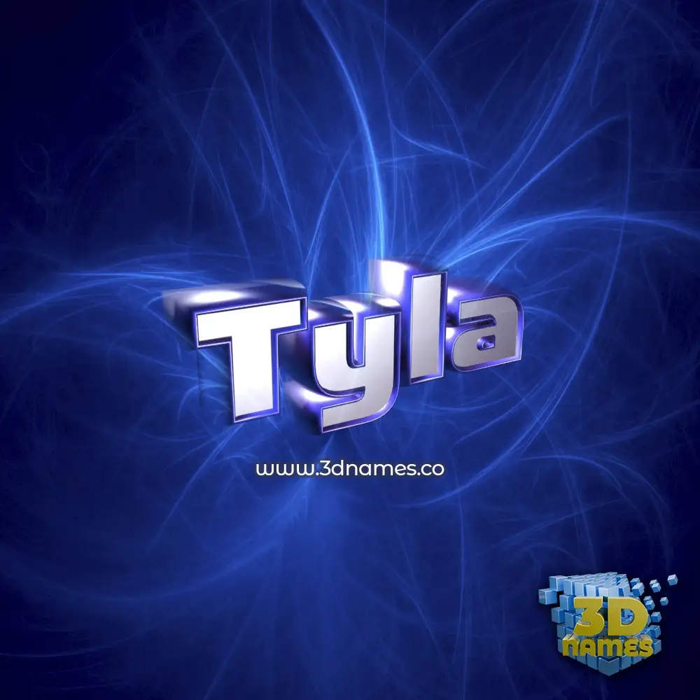 tyla in Plasma style - 3D name wallpaper