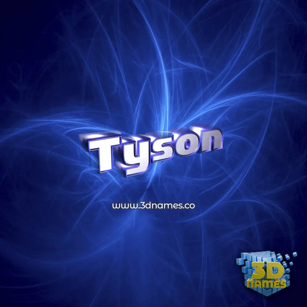 tyson in Plasma style - 3D name wallpaper