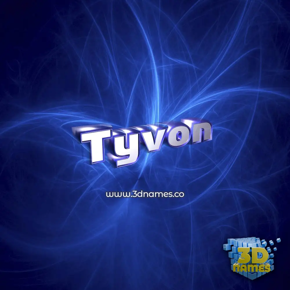 tyvon in Plasma style - 3D name wallpaper