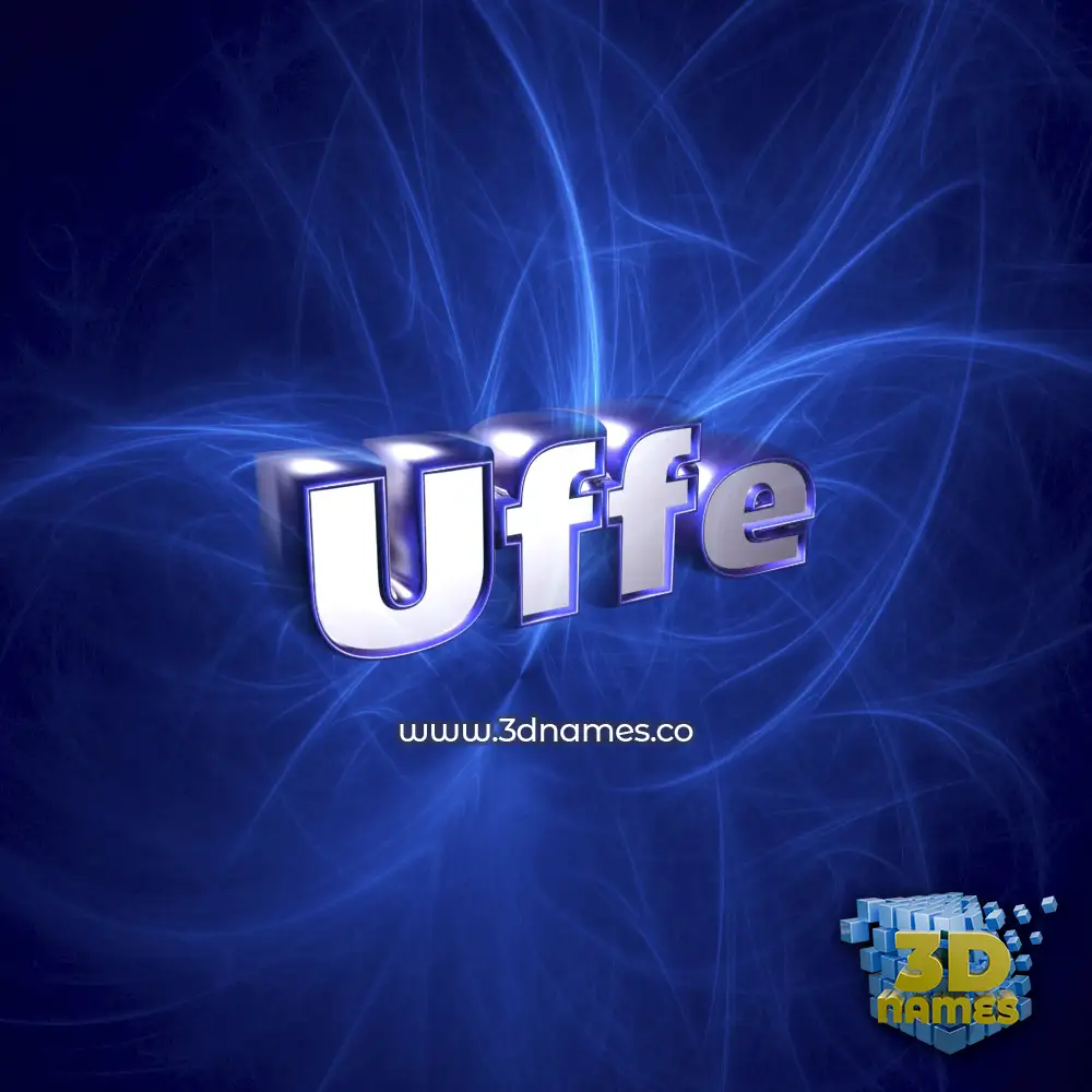 uffe in Plasma style - 3D name wallpaper
