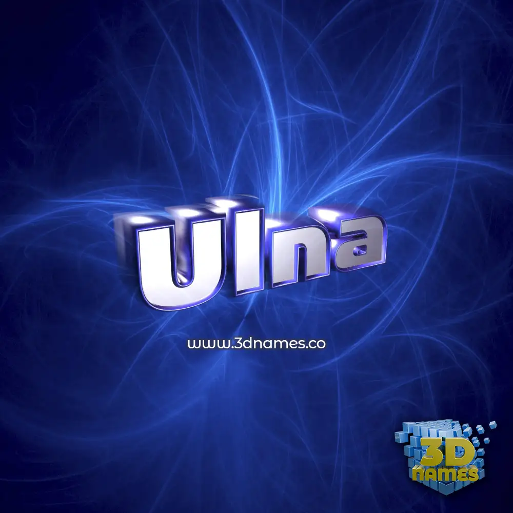 ulna in Plasma style - 3D name wallpaper