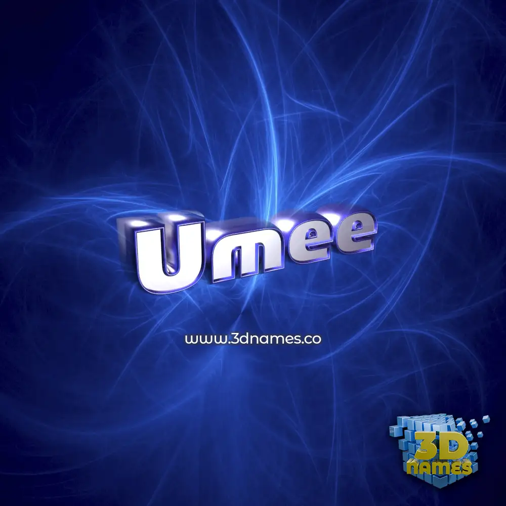 umee in Plasma style - 3D name wallpaper