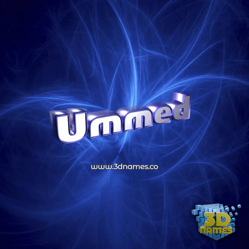 ummed in Plasma style - 3D name wallpaper