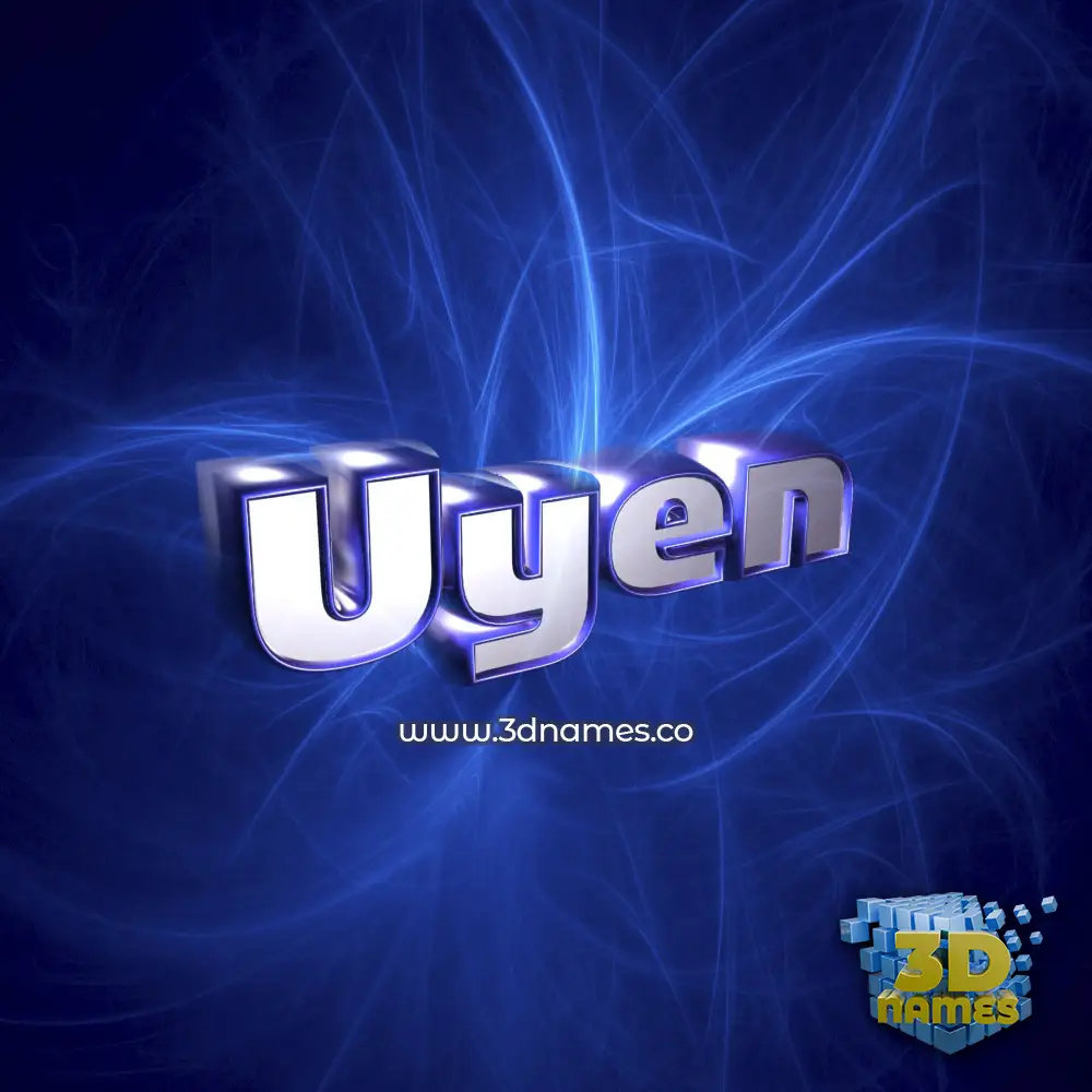 uyen in Plasma style - 3D name wallpaper