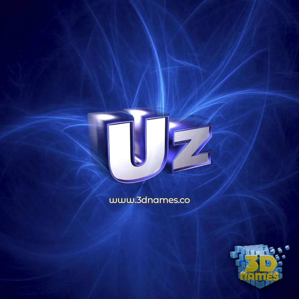 uz in Plasma style - 3D name wallpaper