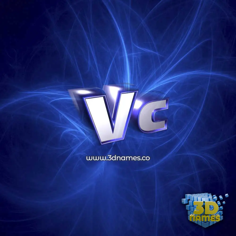 vc in Plasma style - 3D name wallpaper