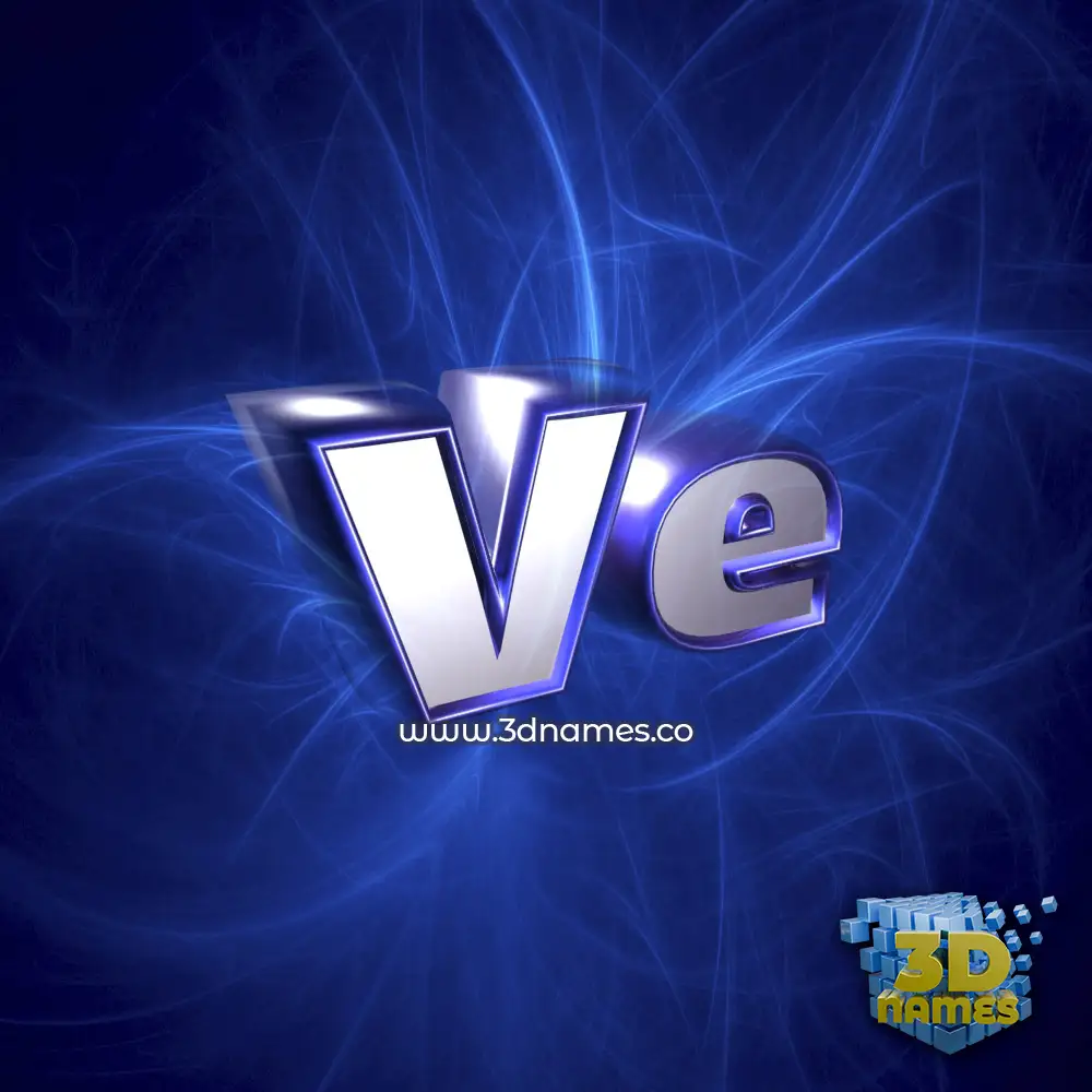 ve in Plasma style - 3D name wallpaper