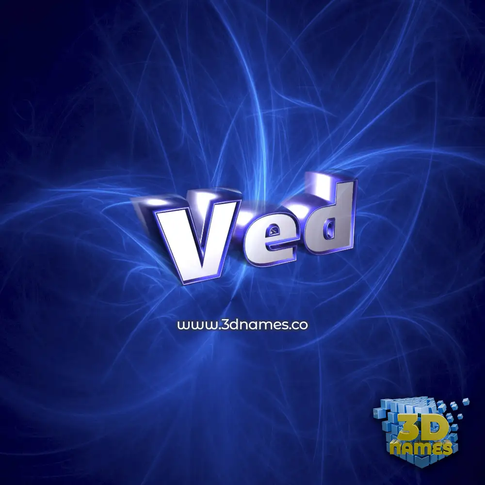 ved in Plasma style - 3D name wallpaper