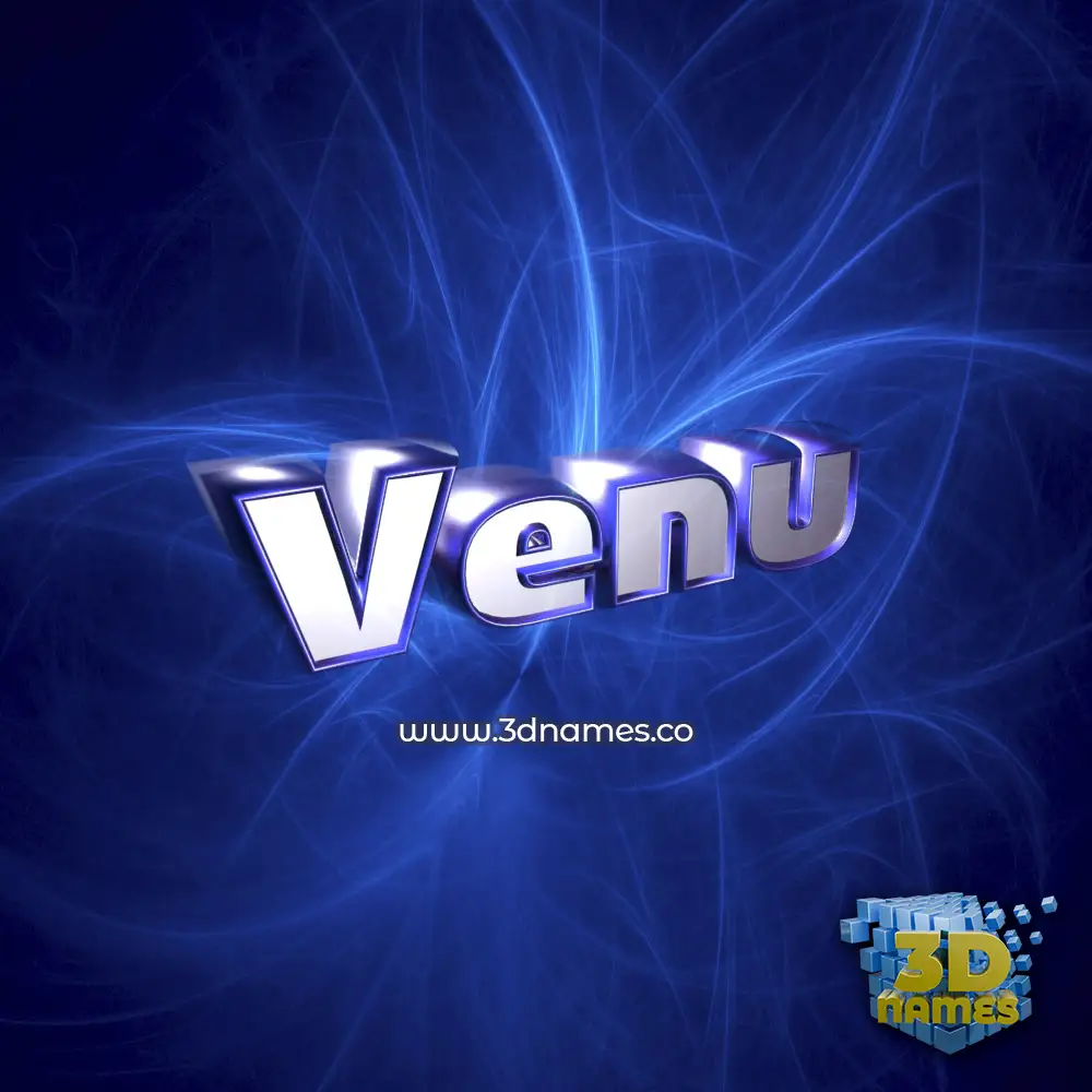 venu in Plasma style - 3D name wallpaper