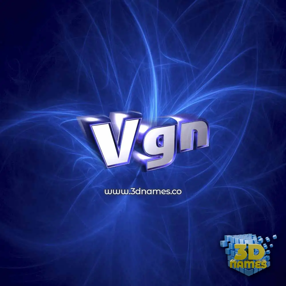 vgn in Plasma style - 3D name wallpaper