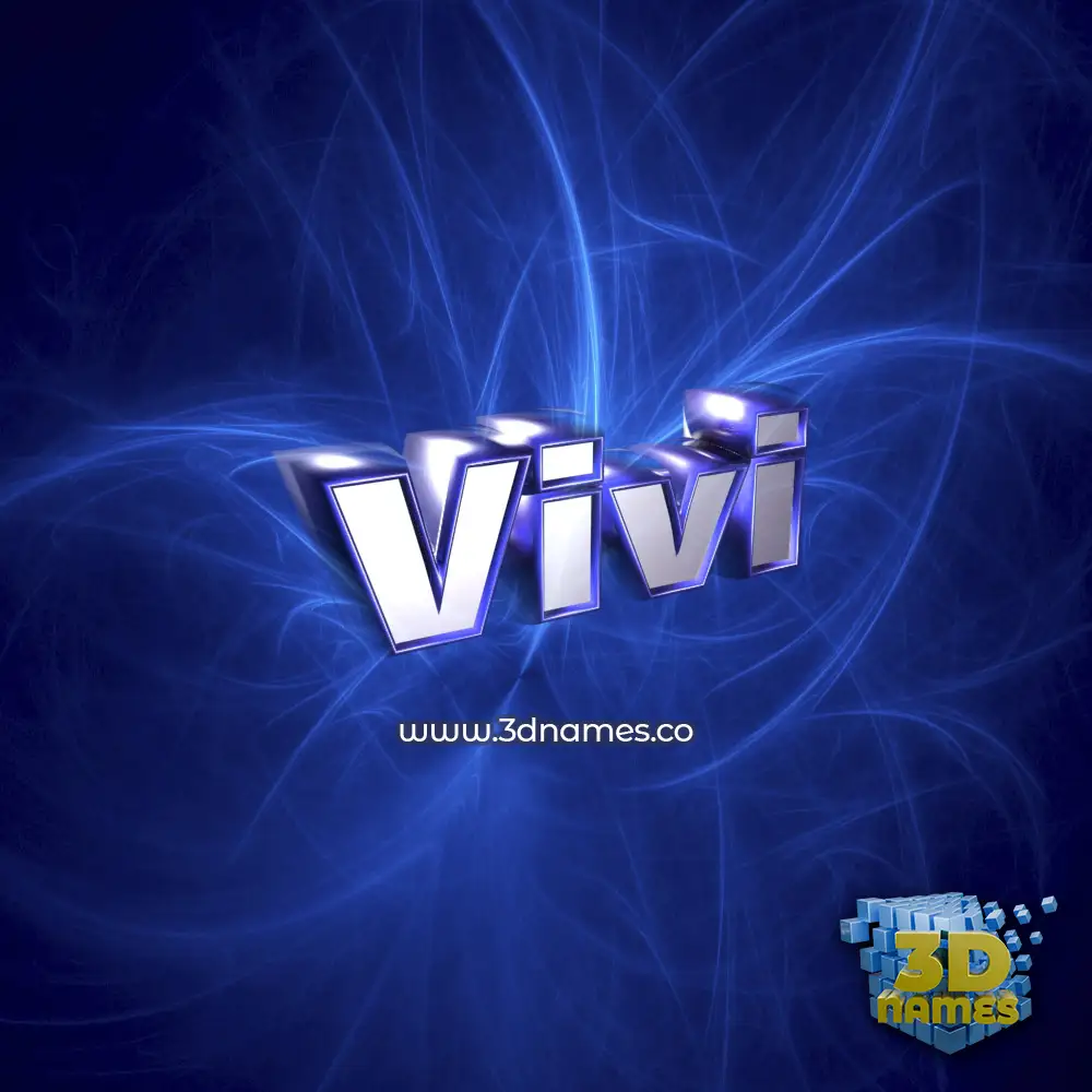 vivi in Plasma style - 3D name wallpaper