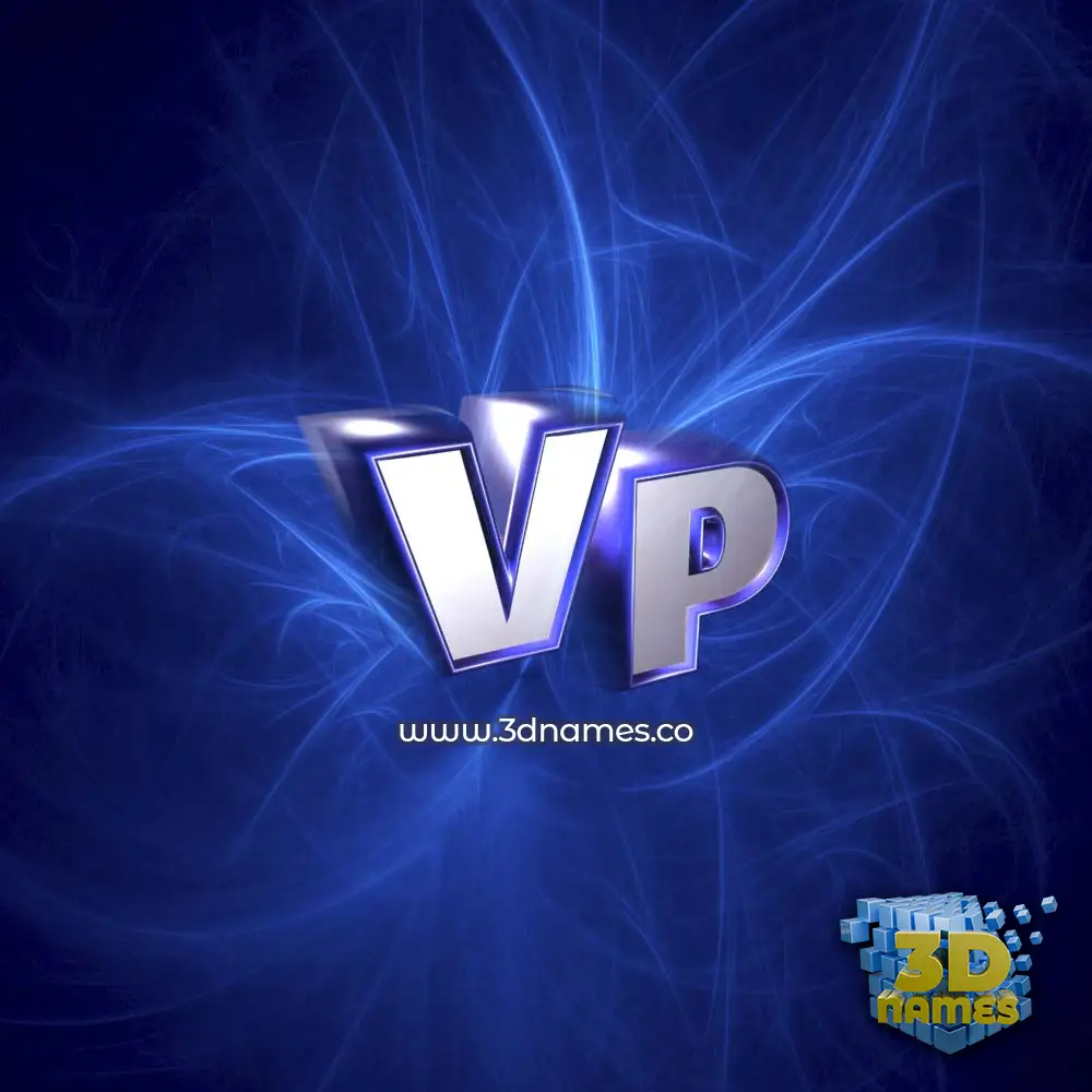 vp in Plasma style - 3D name wallpaper