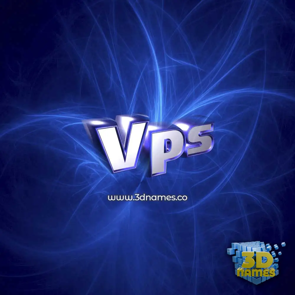 vps in Plasma style - 3D name wallpaper