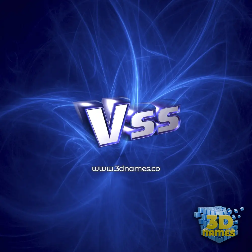 vss in Plasma style - 3D name wallpaper