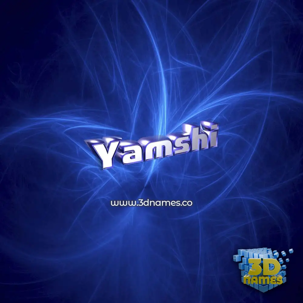 yamshi in Plasma style - 3D name wallpaper