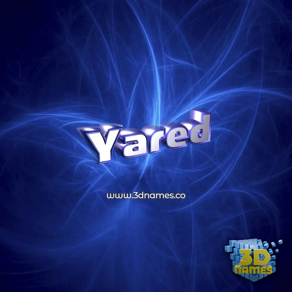 yared in Plasma style - 3D name wallpaper