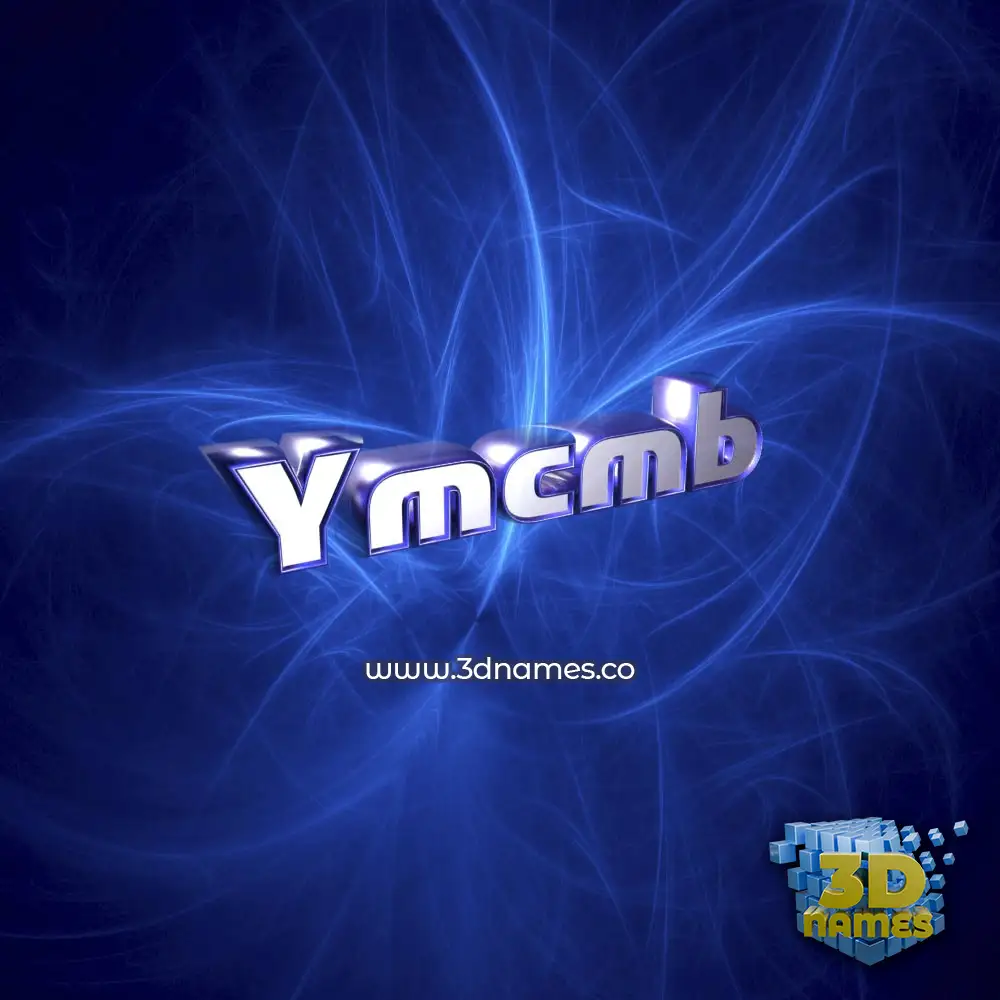 ymcmb in Plasma style - 3D name wallpaper