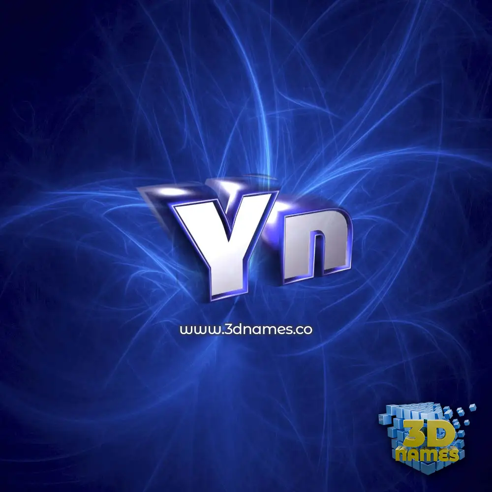 yn in Plasma style - 3D name wallpaper