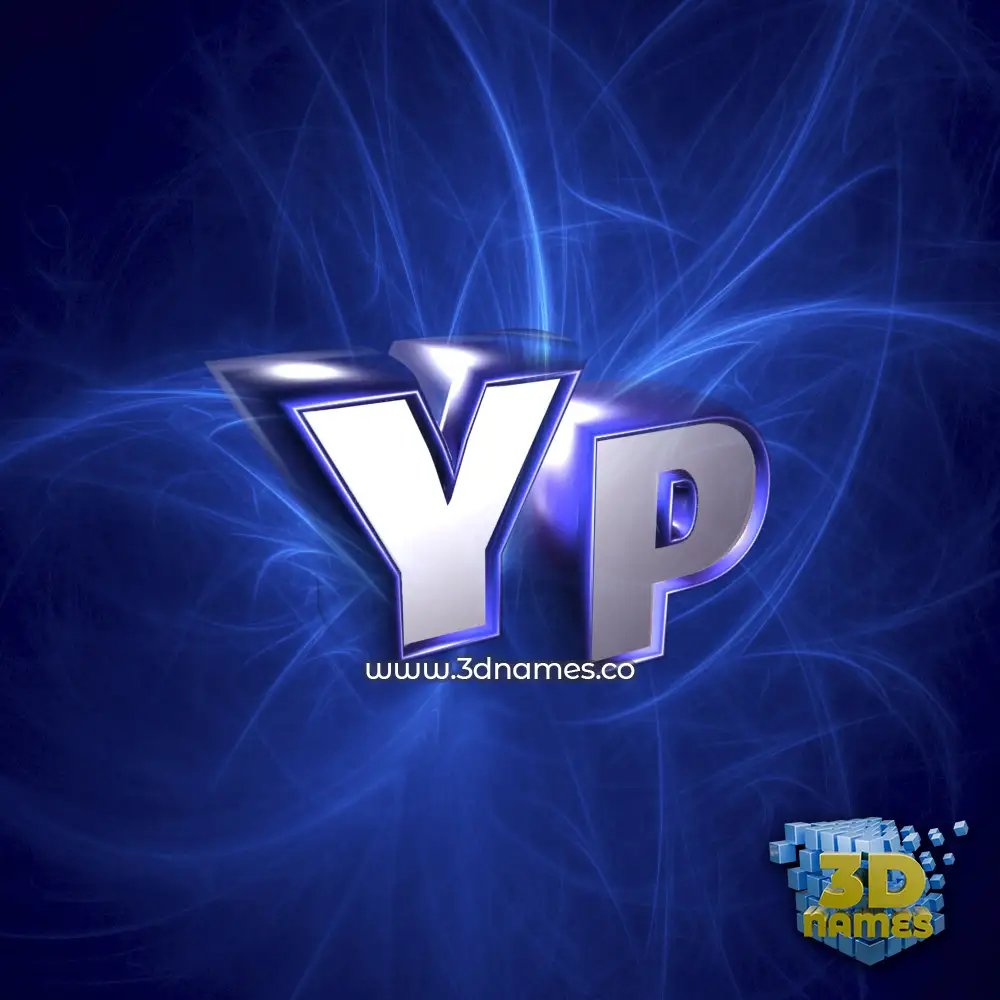 yp in Plasma style - 3D name wallpaper