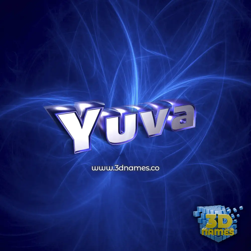 yuva in Plasma style - 3D name wallpaper