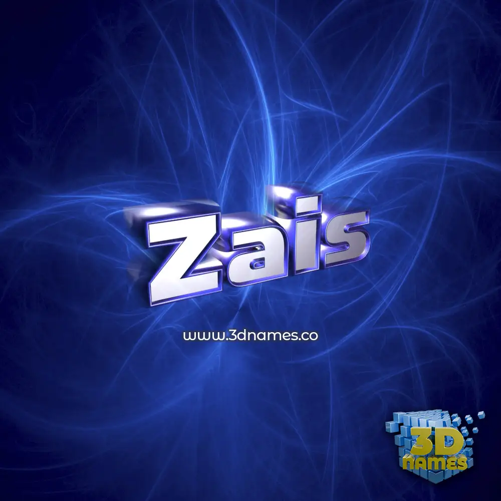 zais in Plasma style - 3D name wallpaper