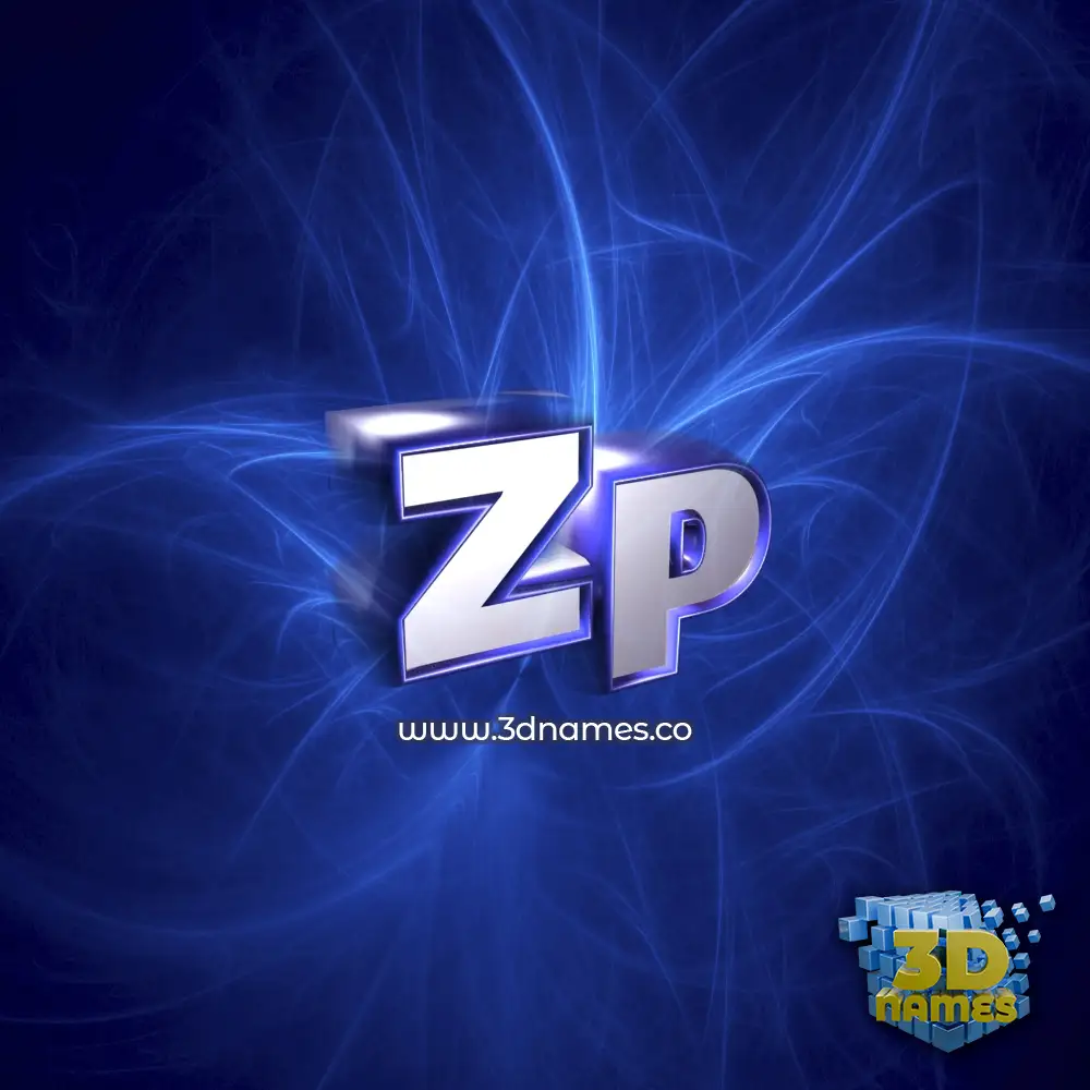 zp in Plasma style - 3D name wallpaper