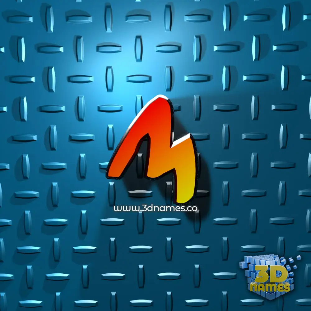 3 in Grid Style style - 3D name wallpaper