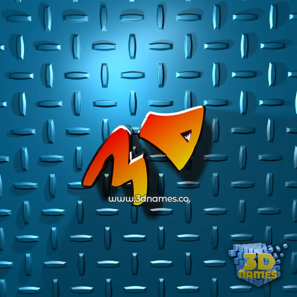 3d in Grid Style style - 3D name wallpaper