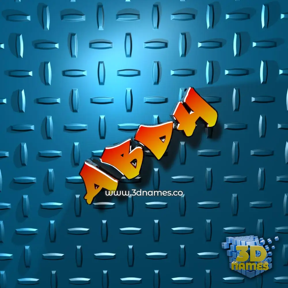 abdh in Grid Style style - 3D name wallpaper