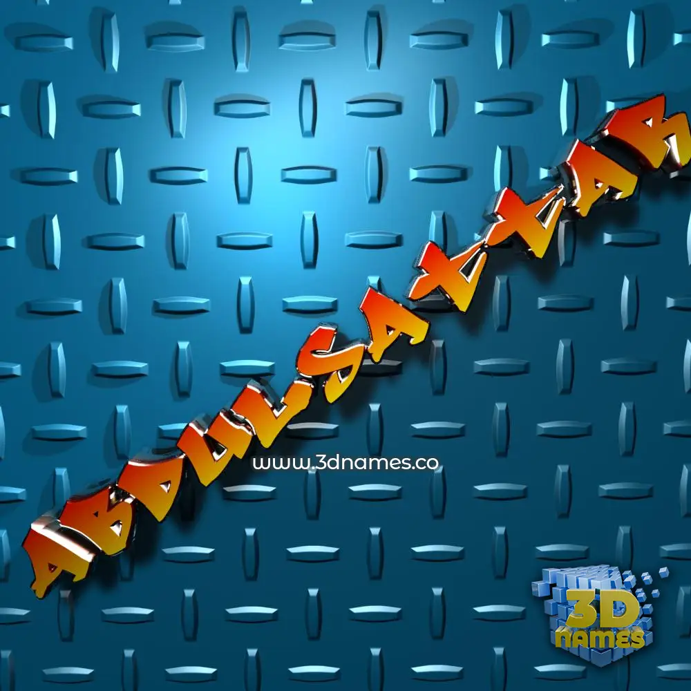 abdulsattar in Grid Style style - 3D name wallpaper