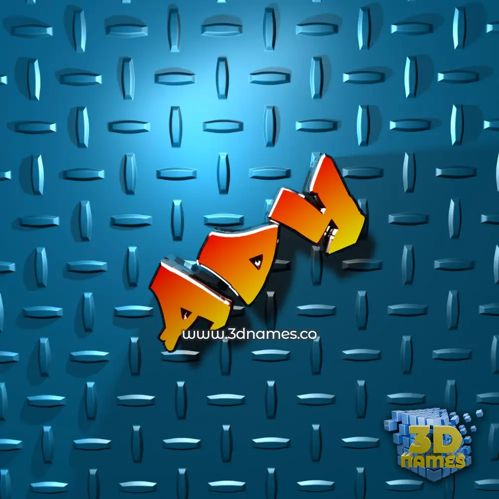 ady in Grid Style style - 3D name wallpaper