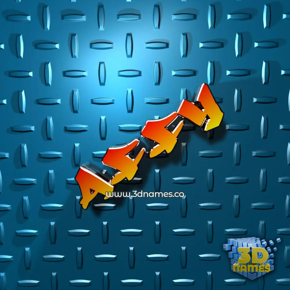 affy in Grid Style style - 3D name wallpaper