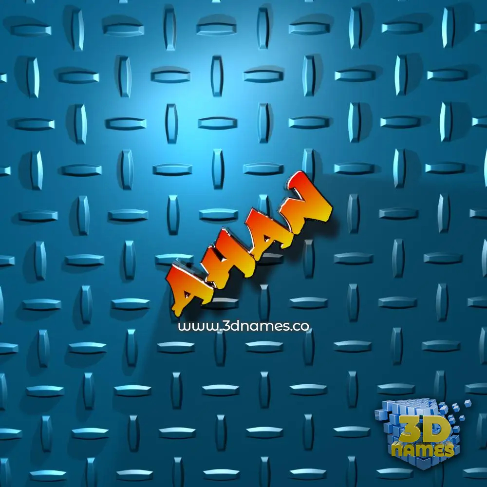 ahan in Grid Style style - 3D name wallpaper