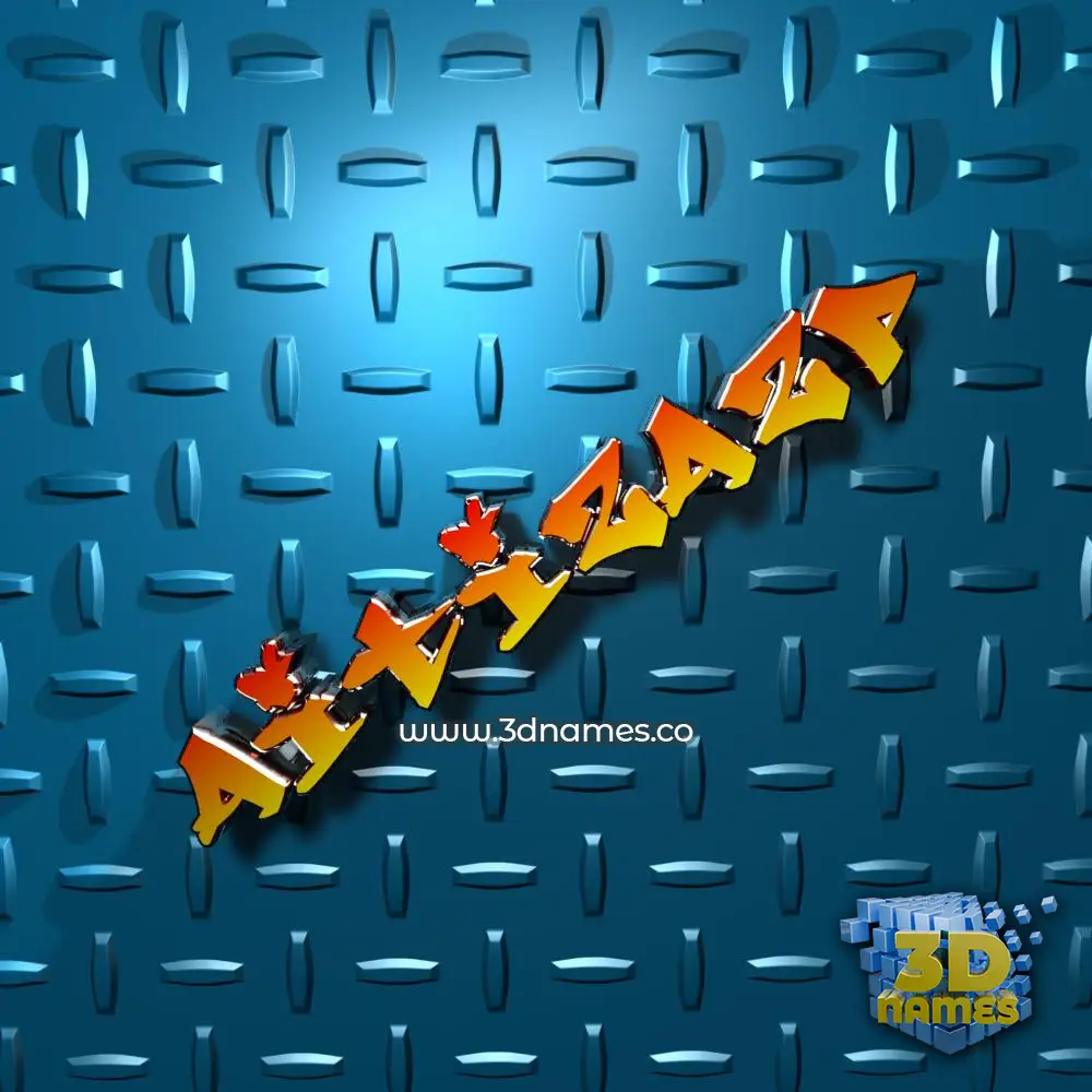aitizazp in Grid Style style - 3D name wallpaper