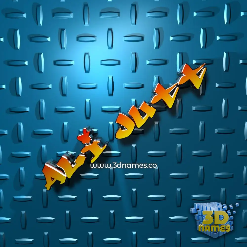 ali jutt in Grid Style style - 3D name wallpaper