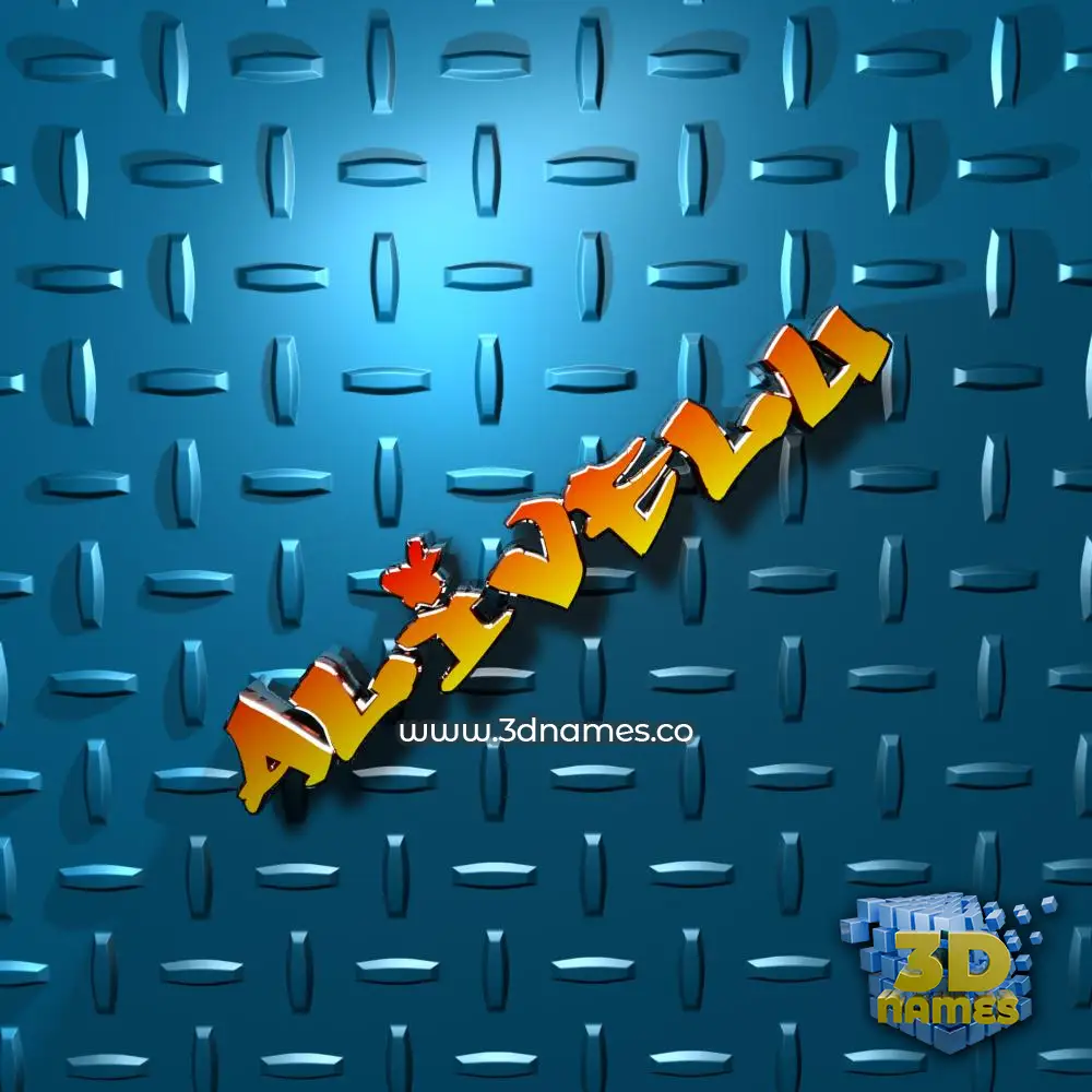 alivelu in Grid Style style - 3D name wallpaper