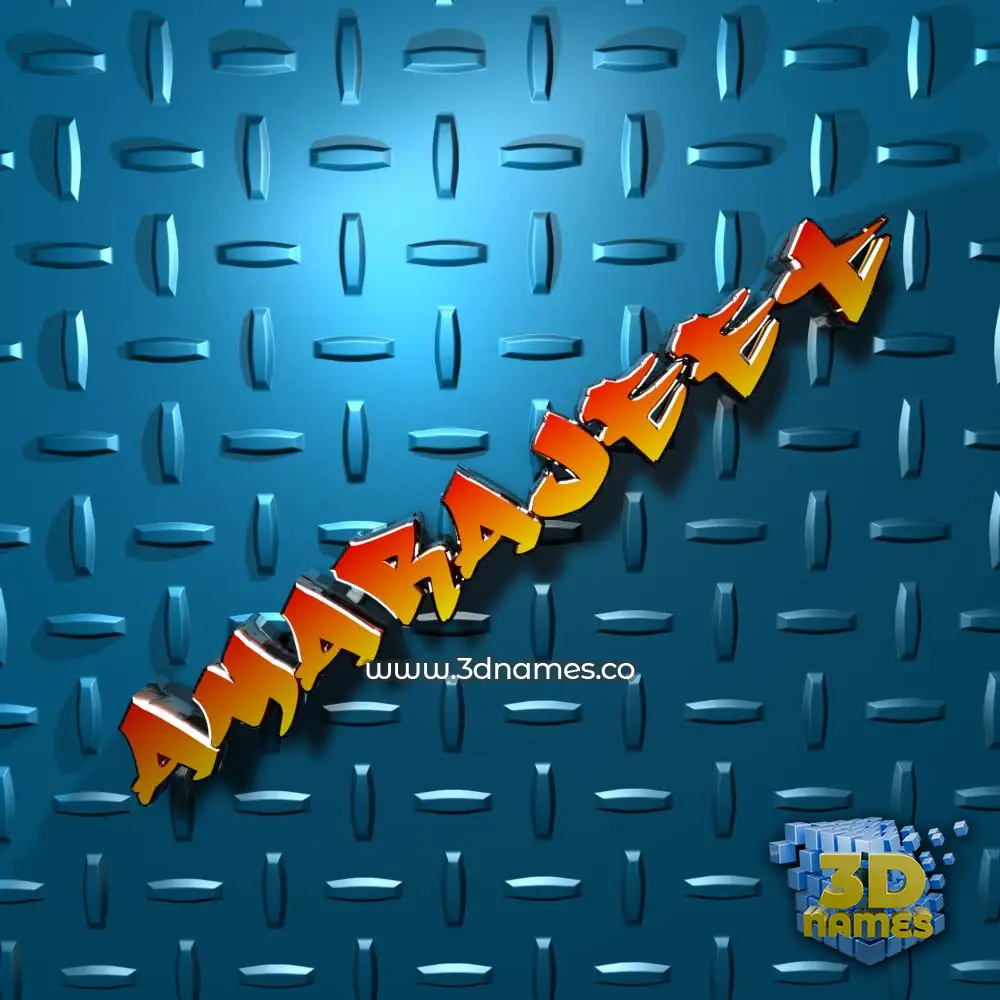 amarajeet in Grid Style style - 3D name wallpaper