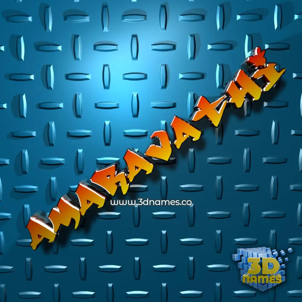 amaravathi in Grid Style style - 3D name wallpaper