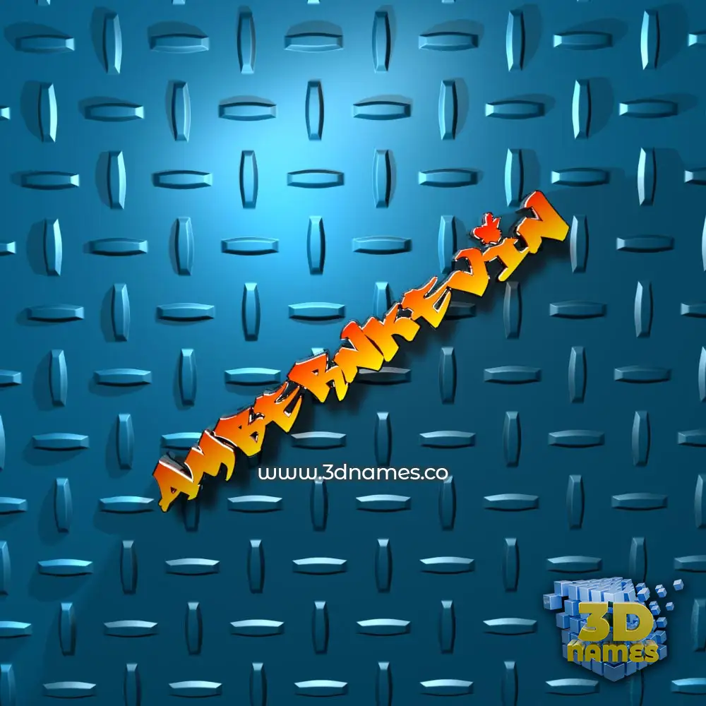 ambernkevin in Grid Style style - 3D name wallpaper