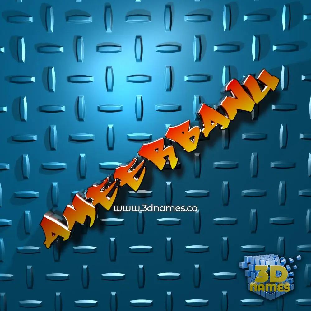 ameerbanu in Grid Style style - 3D name wallpaper