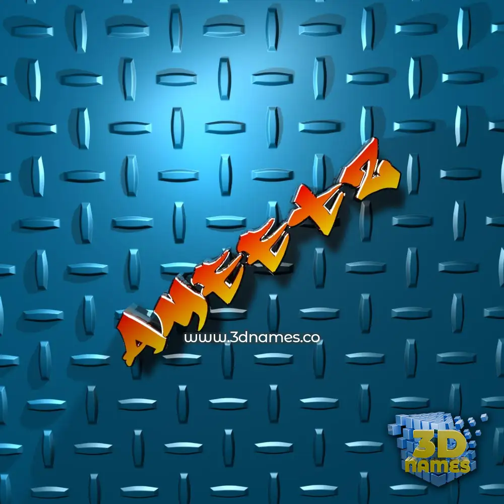 ameetz in Grid Style style - 3D name wallpaper