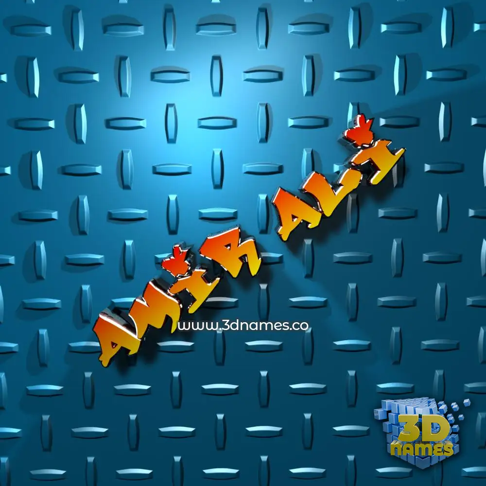 amir ali in Grid Style style - 3D name wallpaper