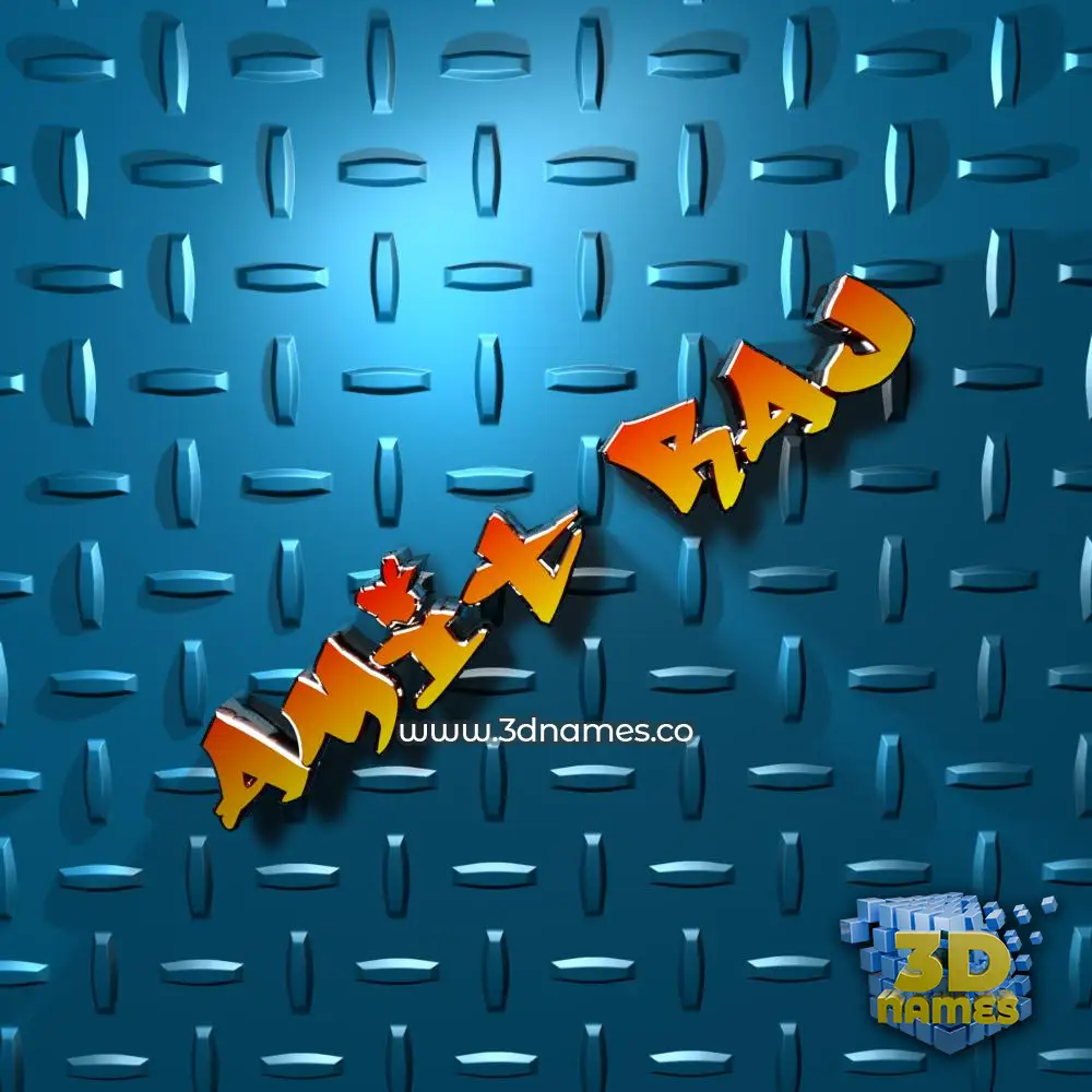 amit raj in Grid Style style - 3D name wallpaper