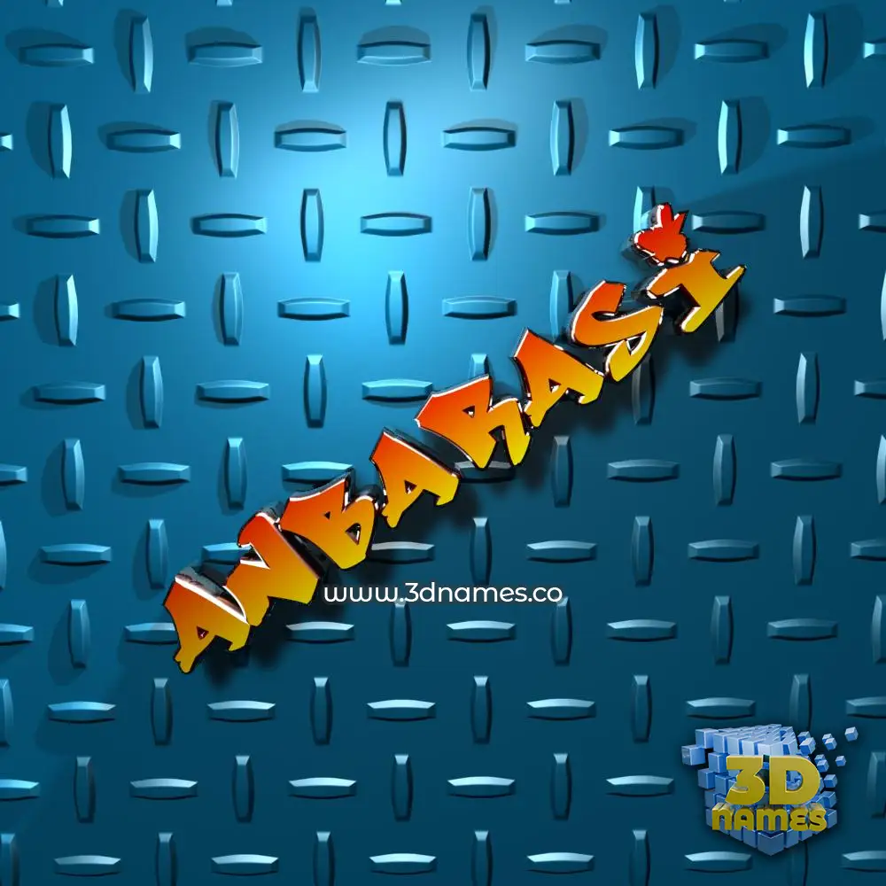 anbarasi in Grid Style style - 3D name wallpaper